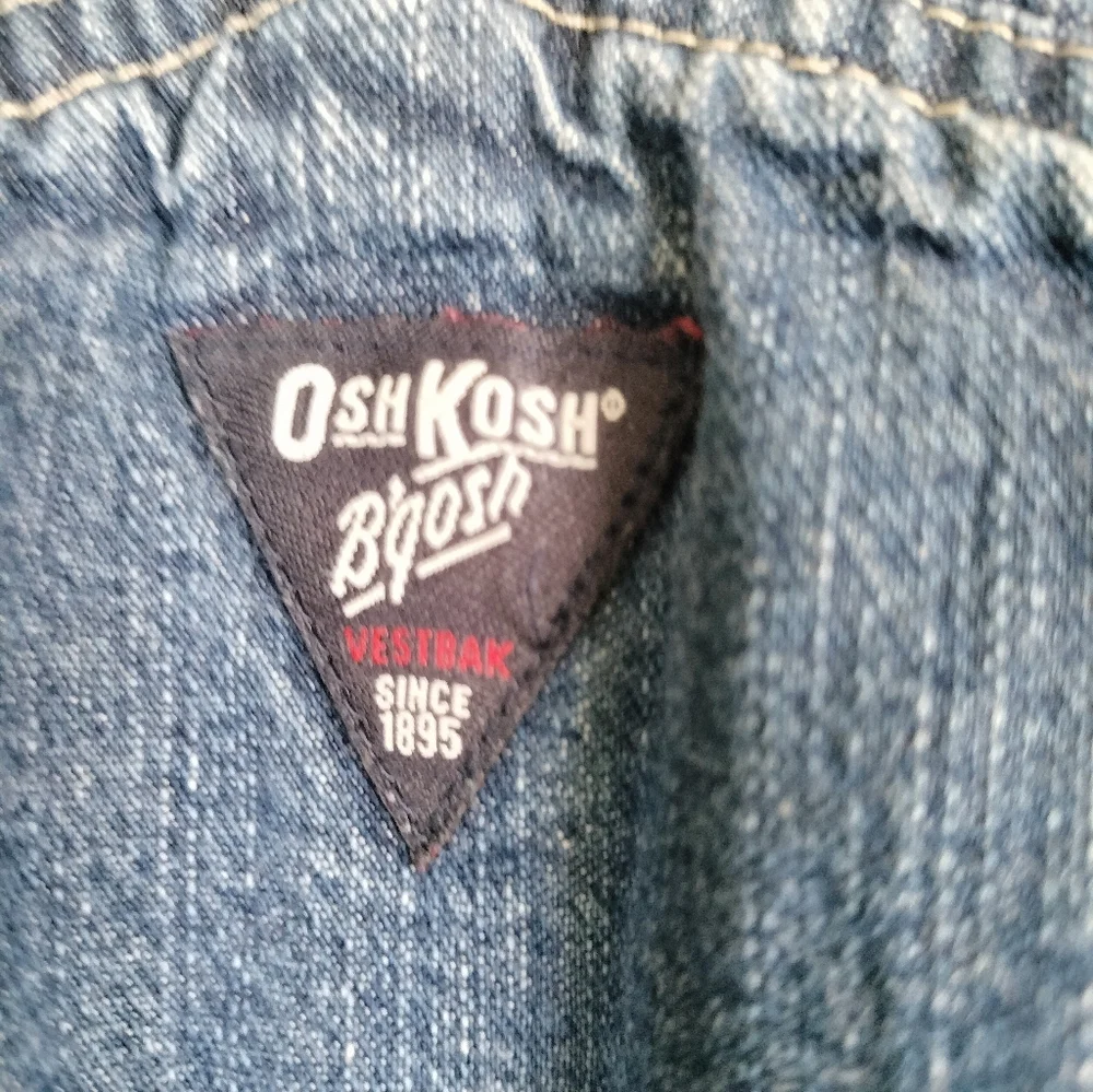 Vintage OshKosh B’Gosh Baby Overalls 6-9M Vestbak Embroidered Carpenter Tools‎